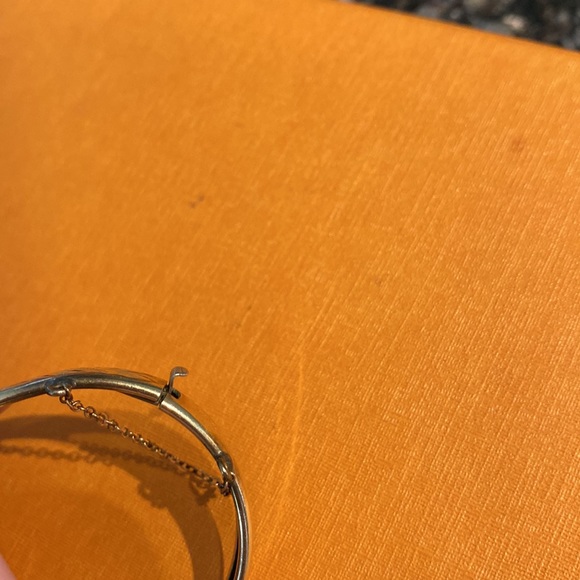 BIRKS Gold filled birks stamped baby babies baby’s cuff bracelet - Picture 3 of 8